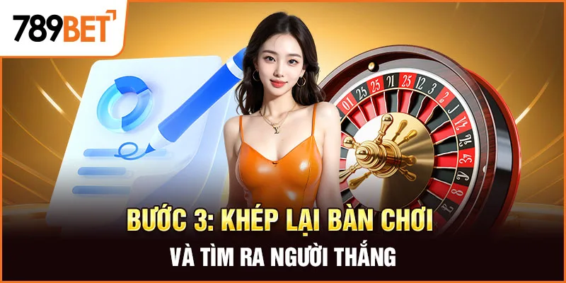 Bước 3: Khép lại bàn chơi và tìm ra người thắng Bước 3: Khép lại bàn chơi và tìm ra người thắng